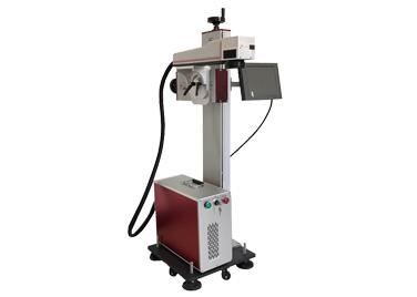 Flying fiber laser marking machine